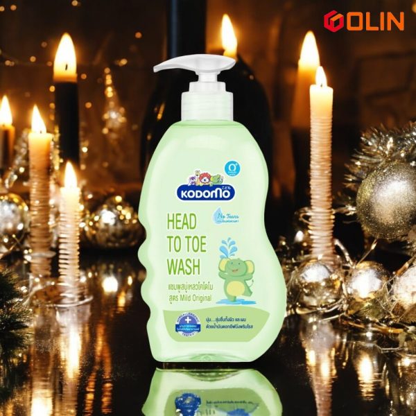 Kodomo Heads to Toe Wash, (0+) Thailand (Green), (400ml)