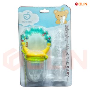 Apple Bear fruit Pacifier (3 Nipple Extra)