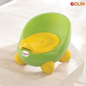 বেবি Tortoise (কচ্ছপ) পটি (Potty Training Toilet for Baby), (Yellow Green)