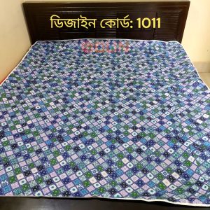 VIP Waterproof China Printed Bed Sheet, ওয়াটারপ্রুফ বিছানার চাদর, 6/7'(ফুট) (Code: 1011)