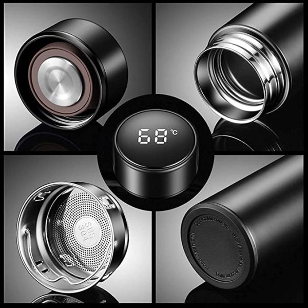 Vacuum Flask with LED Temperature Display - 500ml - Image 6