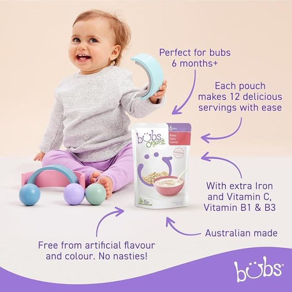 Bub's Organic Baby Instant Oats - 500g - Image 8