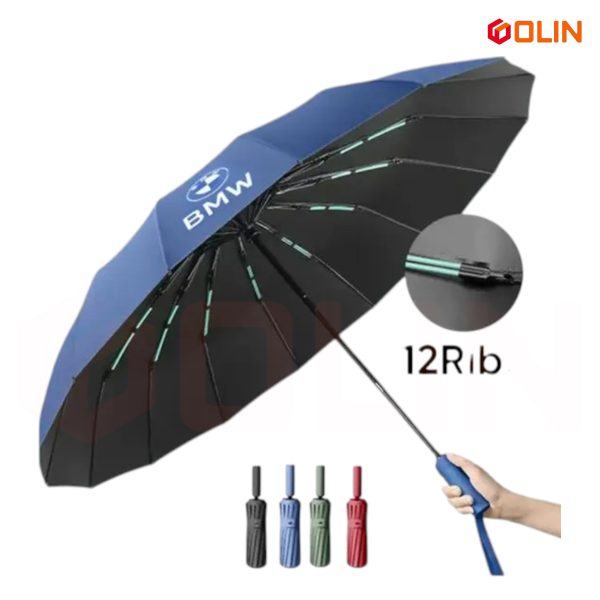 BMW Auto Open Auto Close Double Bones Large Umbrella Men Windproof Compact Umbrellas Automatic Fold Business Luxury Sun Rain Umbrella Travels