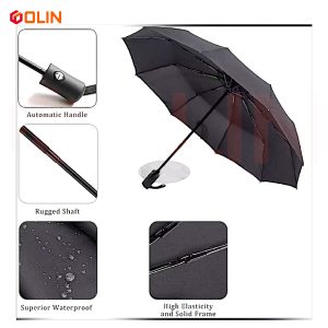 SANKARS Premium Quality Umbrella Auto Open & Auto Close Sun Protected. Waterproof, Windproof, Double Layer, Fashionable, Stylish Umbrella