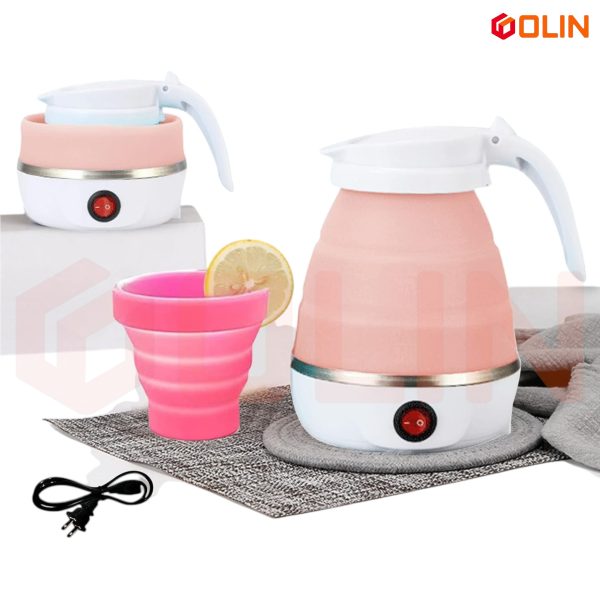 Electric Kettle Silicone Foldable / Portable Mini Electric Kettle for Travel
