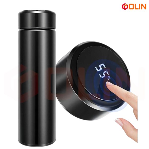 Vacuum Flask with LED Temperature Display - 500ml