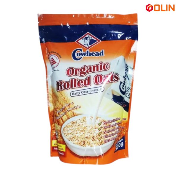Cowhead Organic Baby Rolled Instant Oats - 500g