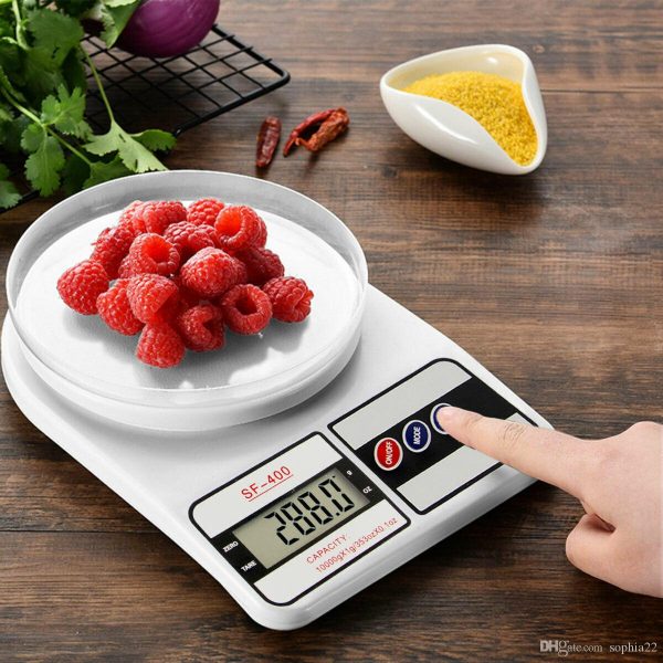 Electronic Kitchen Scale, Digital LCD (SF-400),10kg/1g - Image 2