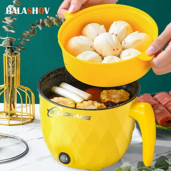 Mini Rice Cooker Multifunctional Non-stick Non-Coated Household Electric Cooker Electric Frying Pan - Image 5